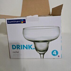 Luminarc margarita glassware set of 4